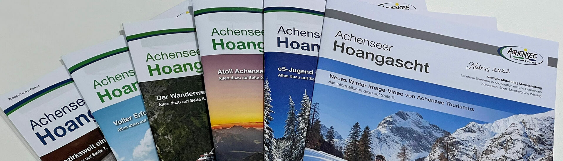 Sämtliche Ausgaben des Achenseer Hoangascht.