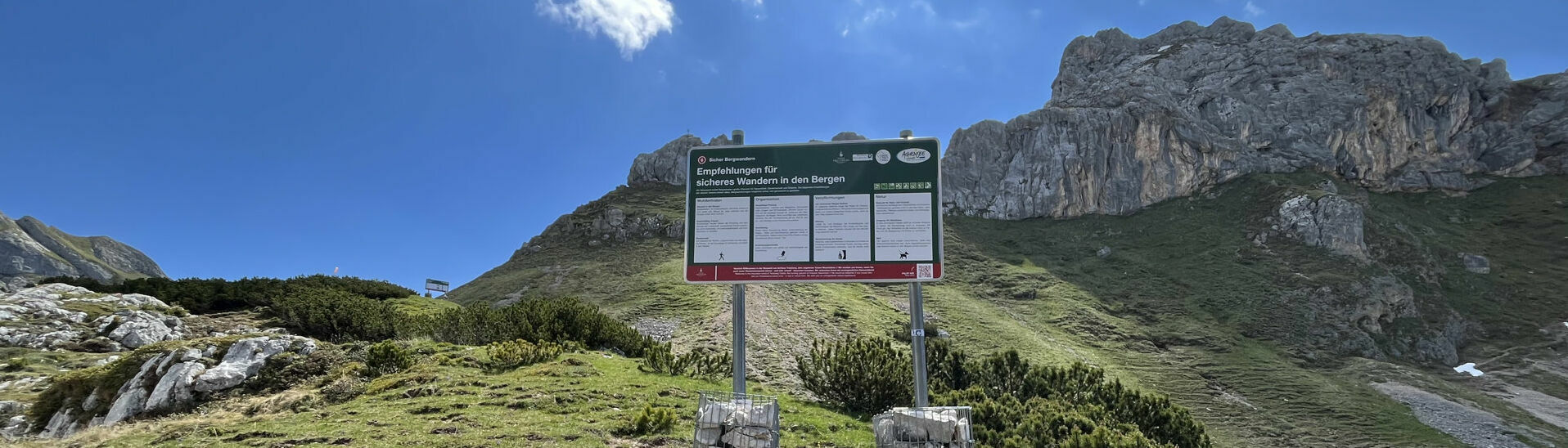 The educational nature trail in the Rofan mountains where you can familiarize yourself with how to be respectful of people, wildlife, and the environment.