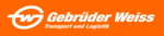Orange-weißes Gebrüder Weiss Logo
