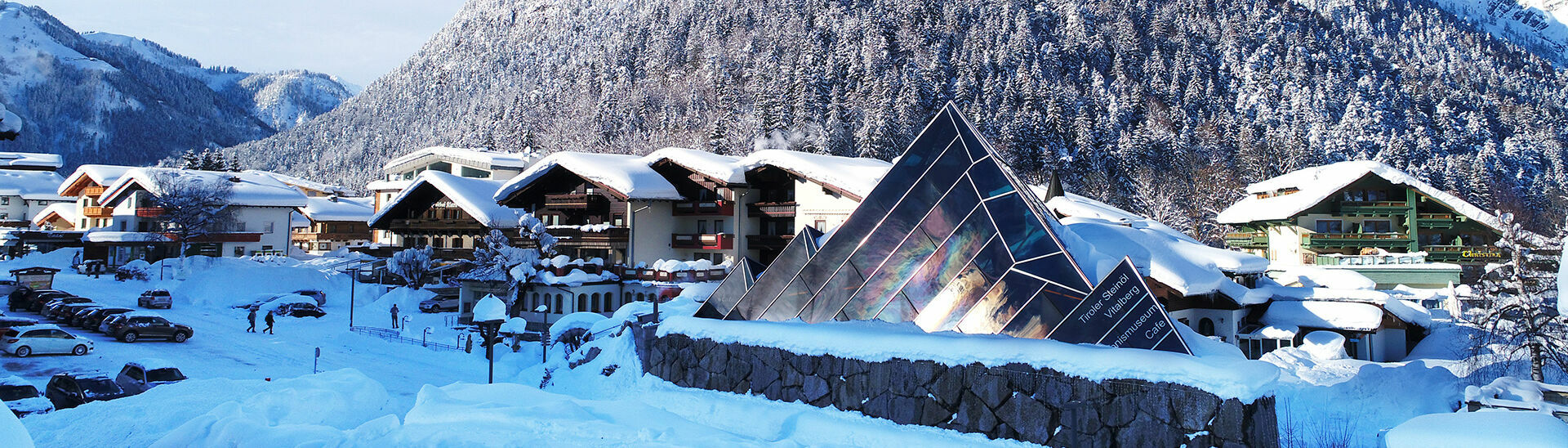 The Vitalberg in Pertisau am Achensee in winter.