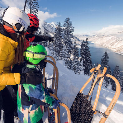 Tobogganing on the Zwölferkopf is a fun outdoor winter pursuit for the whole family.