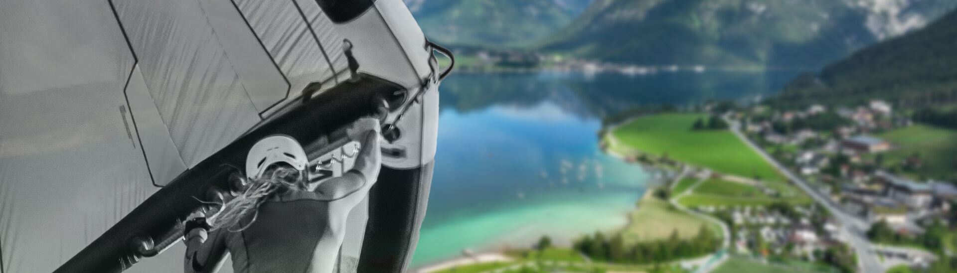 Graphik des Wingfoil Events am Achensee