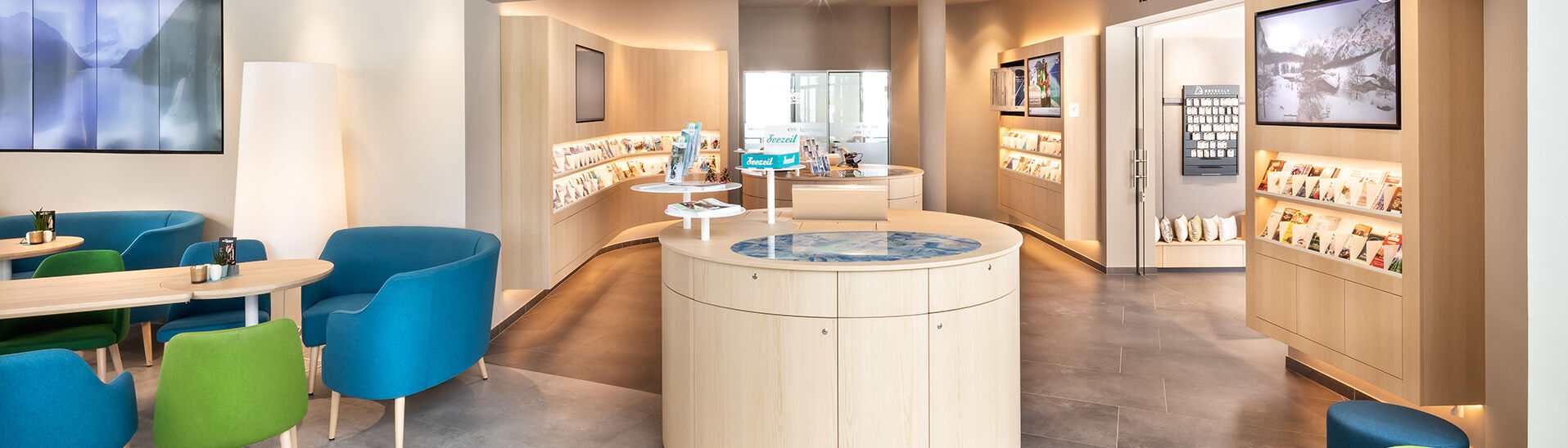 Die Raeumlichkeiten des Welcomecenter Achensee in Maurach