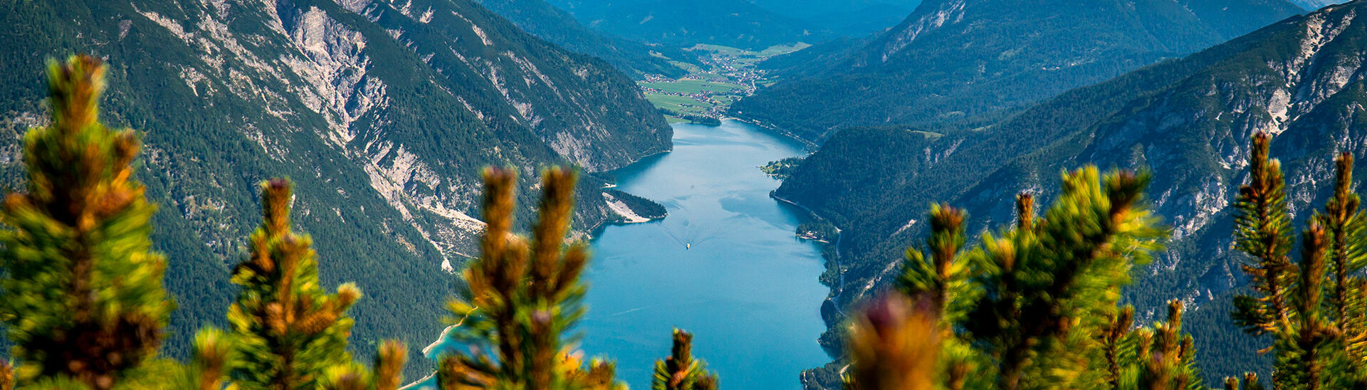 The region offers many hiking tours with gorgeous views of Lake Achensee and its surrounding villages.