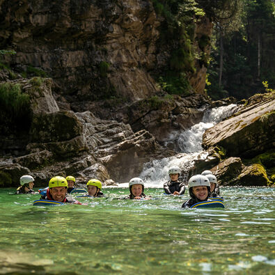 Swim, jump and hike through the most beautiful gorges of the Achensee holiday region.
