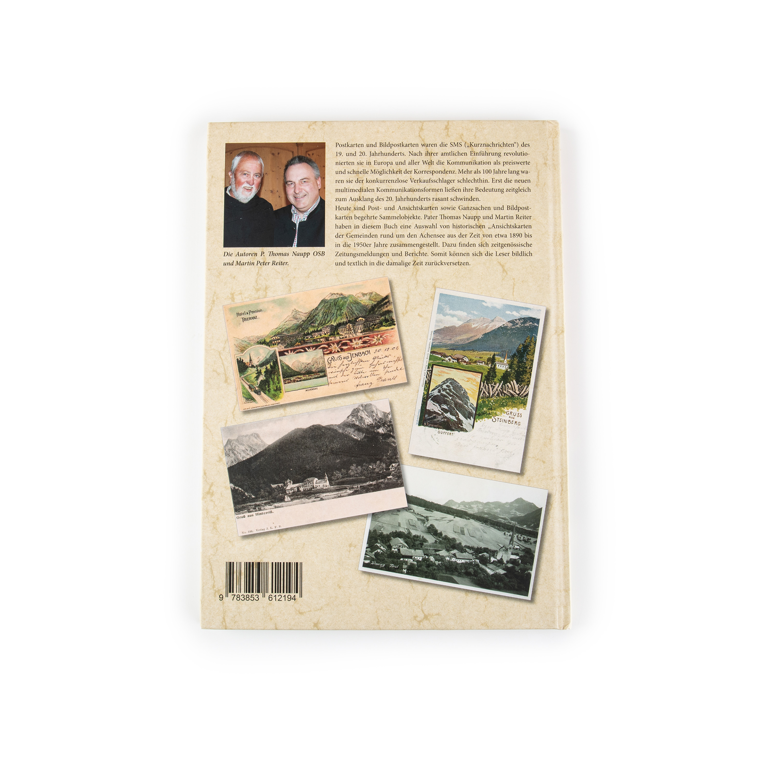 Buch Achensee Ansichtskarten Rückseite Buch "Die Achensee Region auf alten Ansichtskarten"