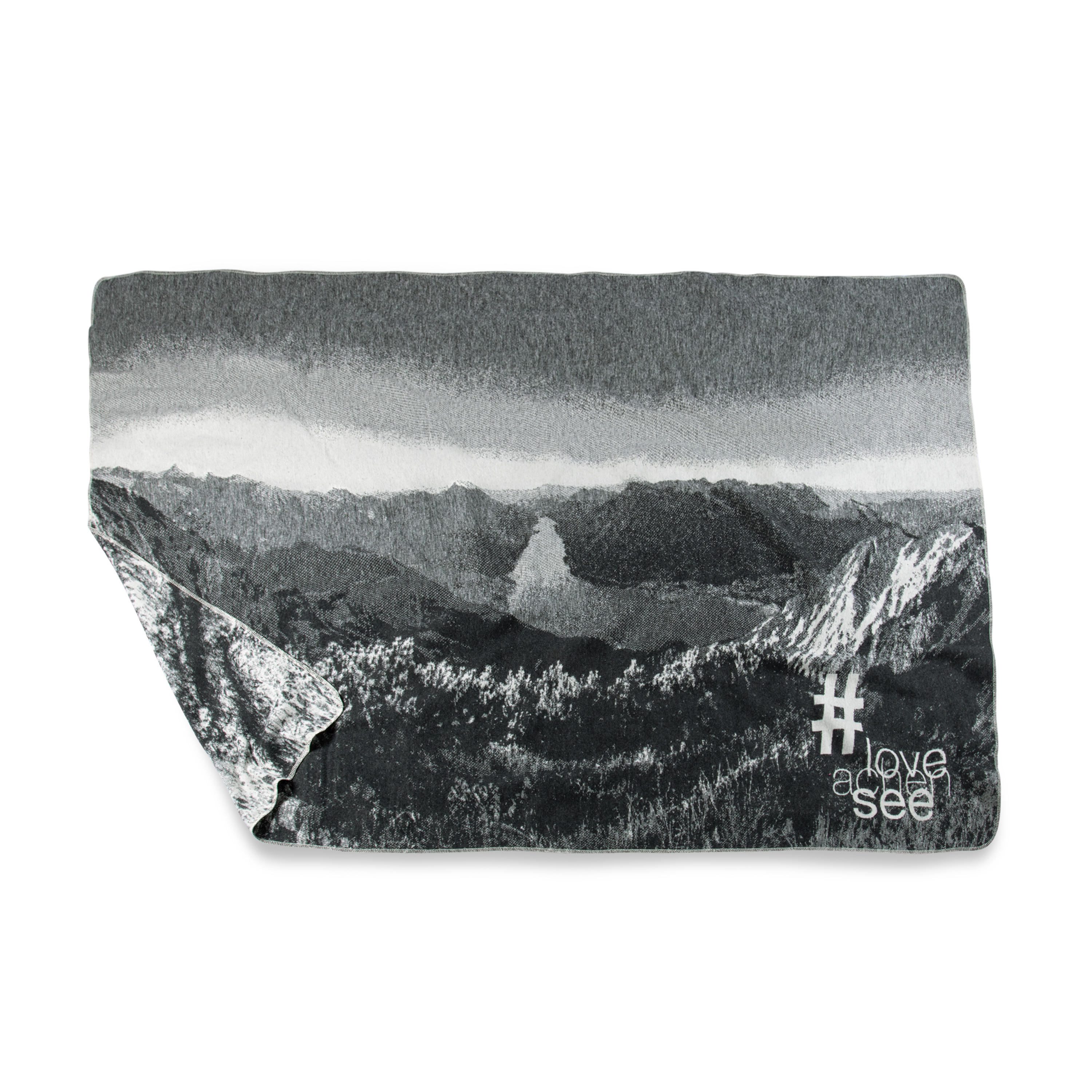 Kuscheldecke "Achensee" mit Achensee-Motiv