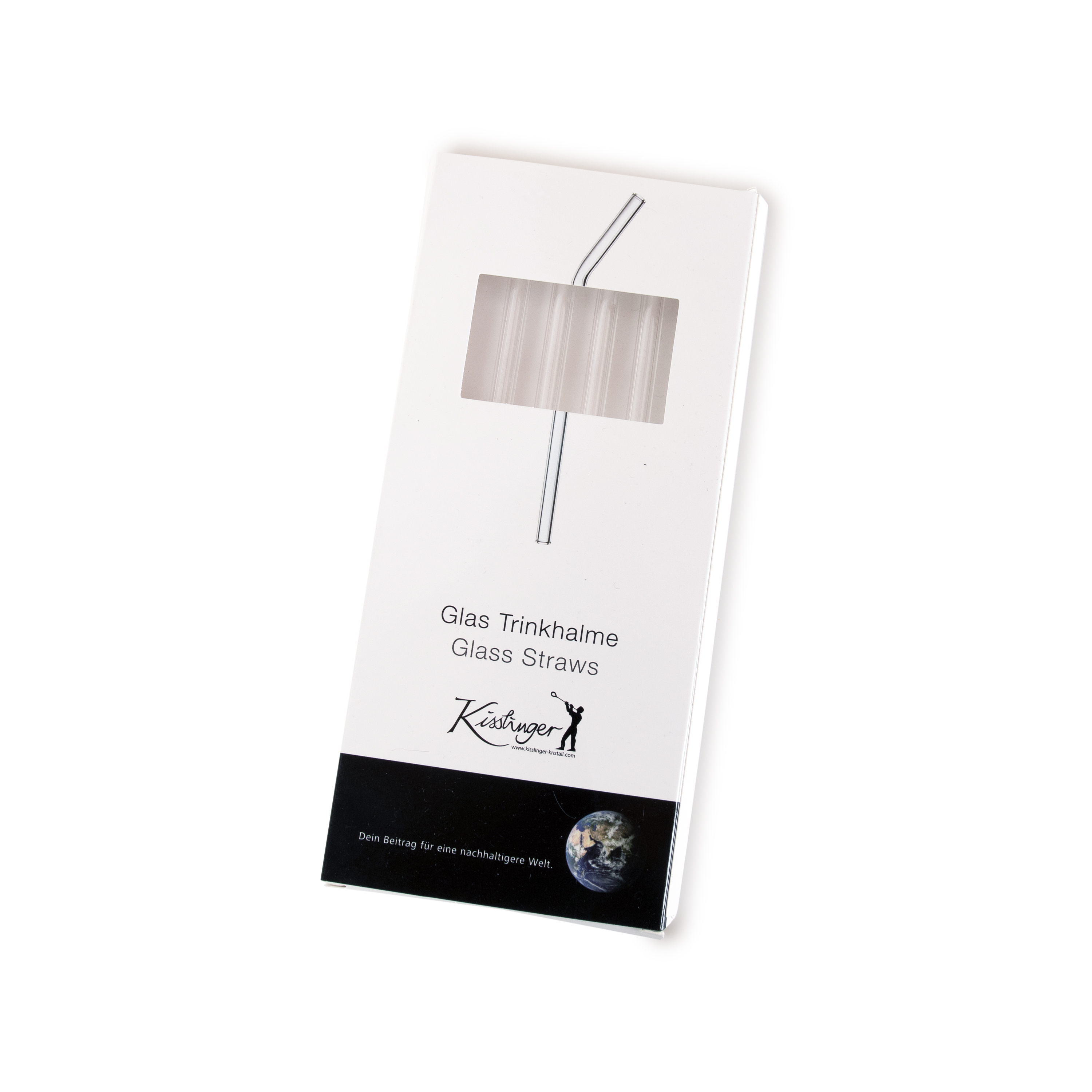 Glastrinkhalme mit Achensee-Logo