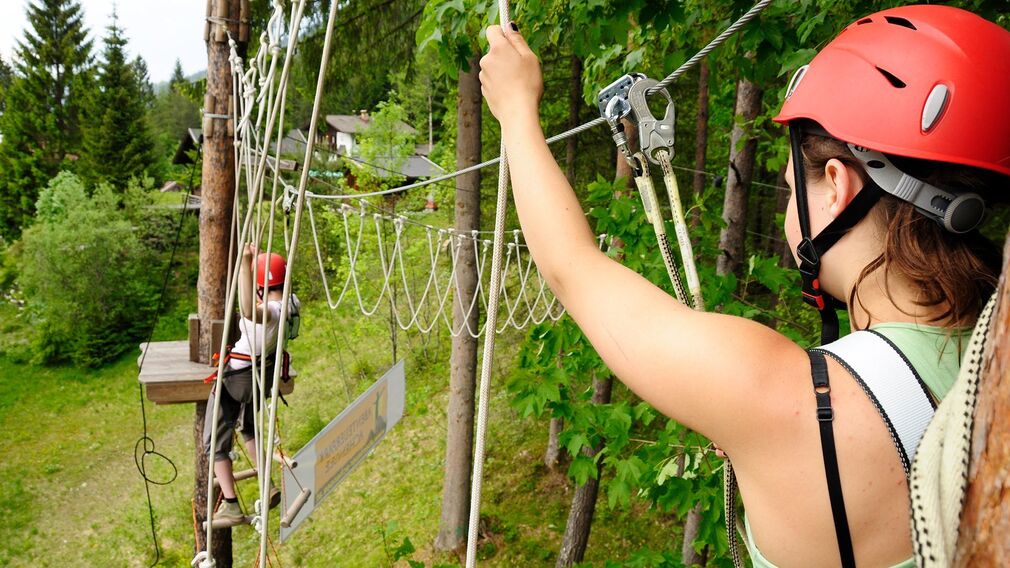 im Abenteuerpark Achensee in Achenkirch