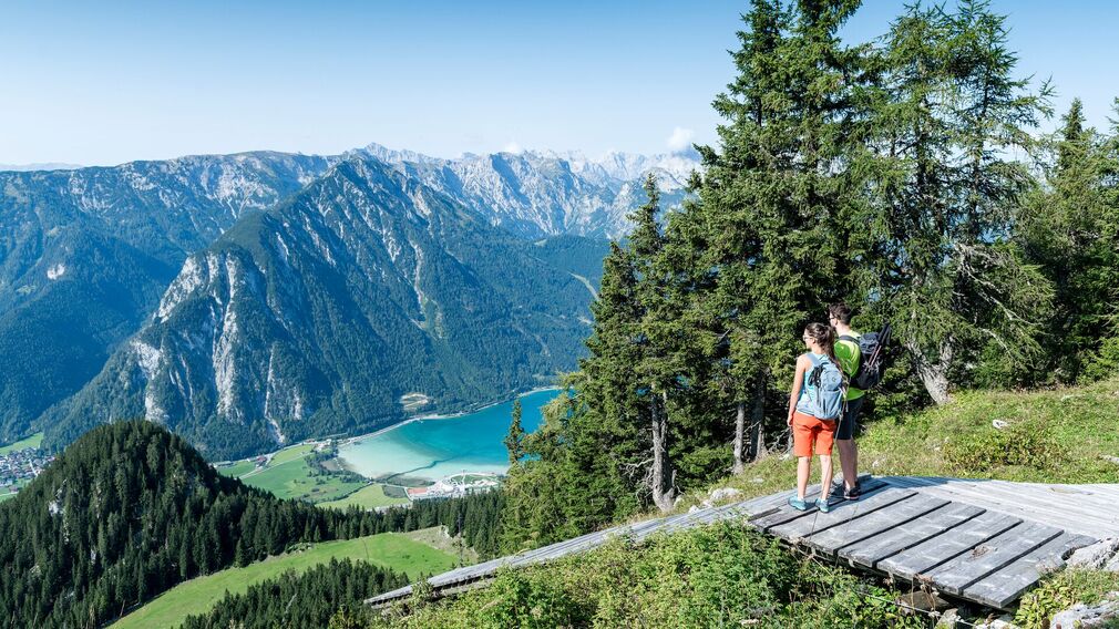 Startplatz der Drachenflieger, der sich unterhalb der Erfurter Hütte befindet