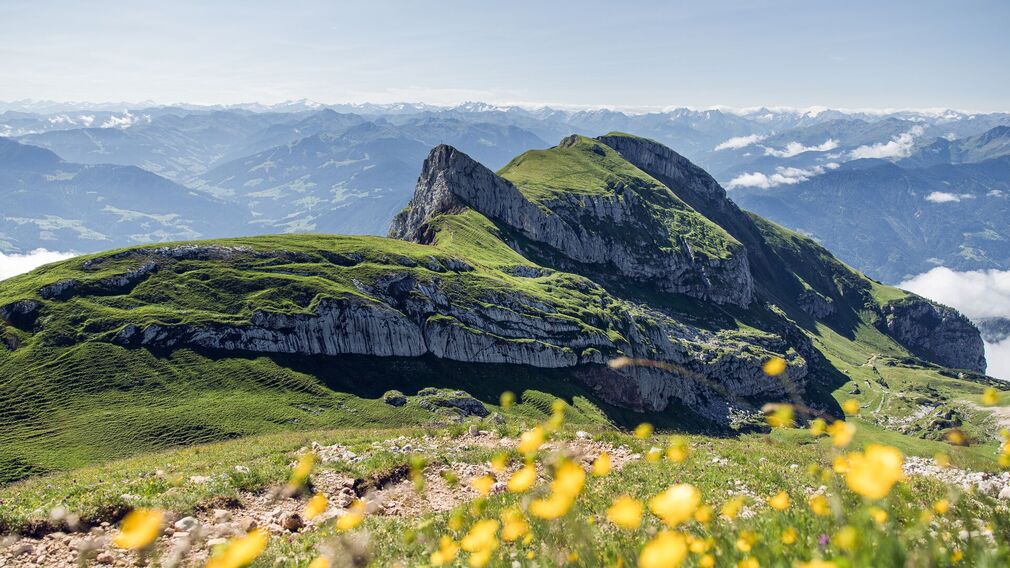 wandern im Rofangebirge - in Richtung Rofanspitze