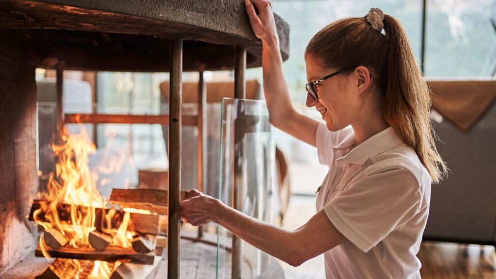 hotel Fürstenhaus - view from the balcony to the Achensee in the morning