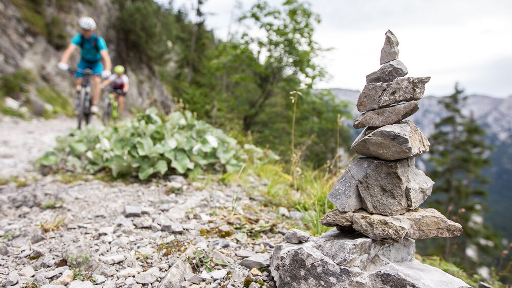 wenige Meter vor der Bärenbadalm