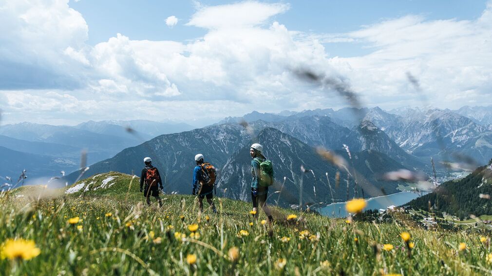 auf die Haidachstellwand führt auch einer der Steige des Achensee 5-Gipfel-Klettersteiges