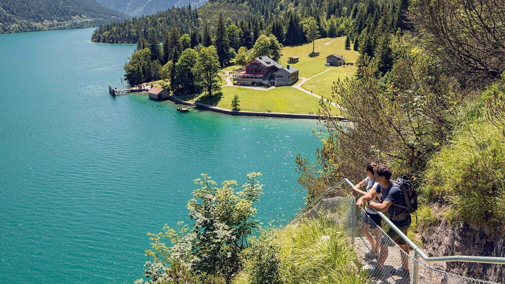 der Weg zwischen Pertisau, Gaisalm und Achenkirch bietet tolle Panoramablicke auf den Achensee