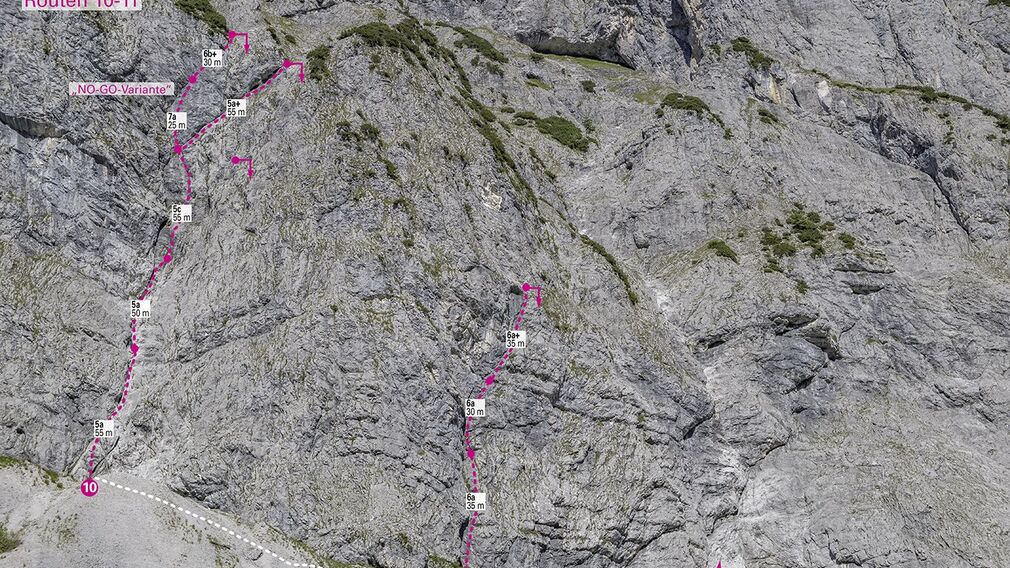 Topo: Gramai Routen 10-11