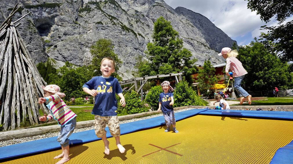 Karrusell auf der Gramai Alm