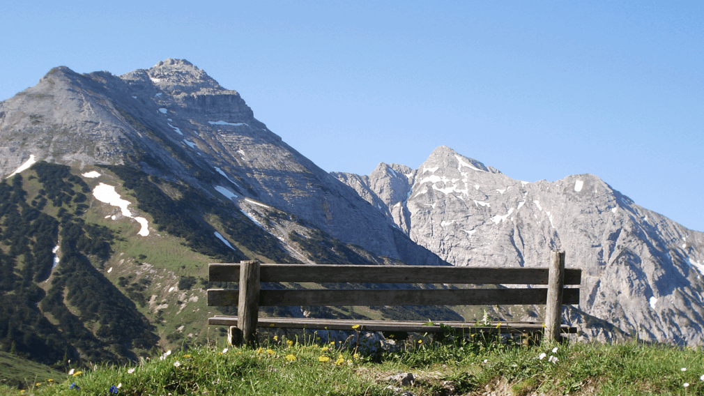 view from the top of the Montscheinspitze