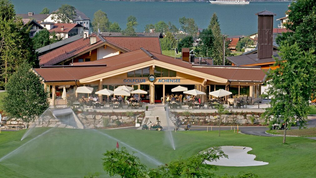 Herbst am Golfplatz in Pertisau - Blick in Richtung Falzthurntal