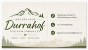 Logo mit Kontaktdaten