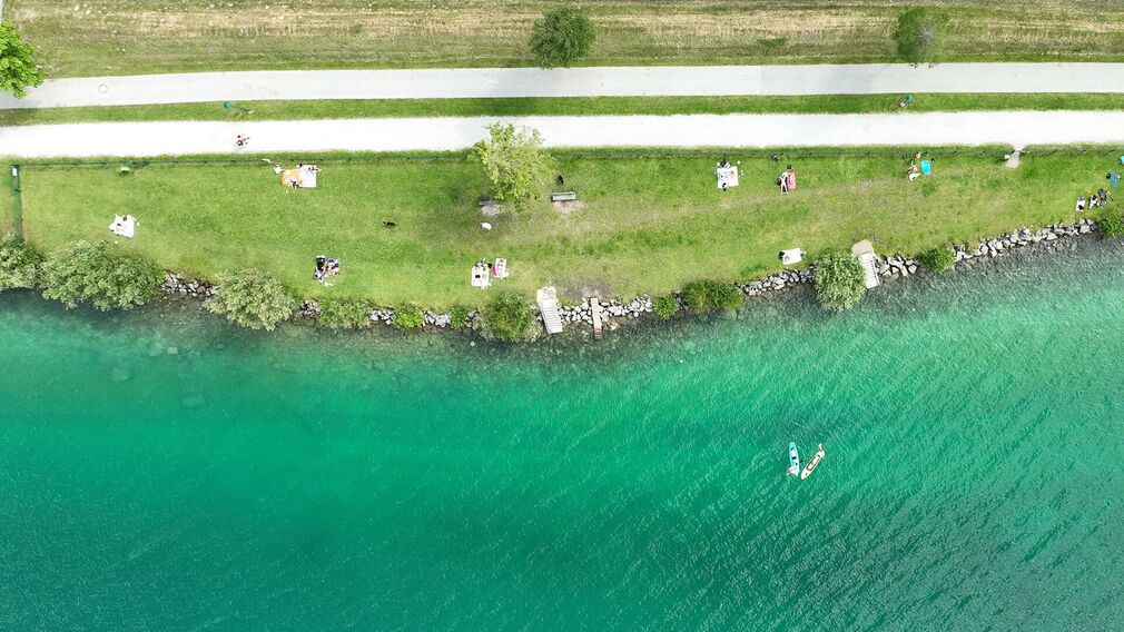 Ausblick am Hundebadestrand