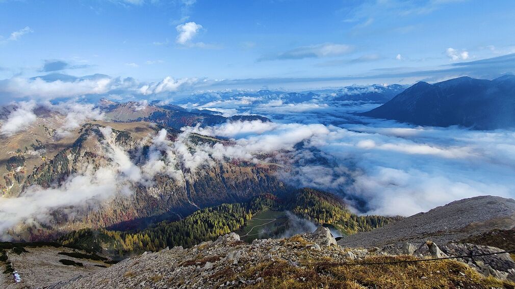 Gipfelkreuz auf der Seekarspitze