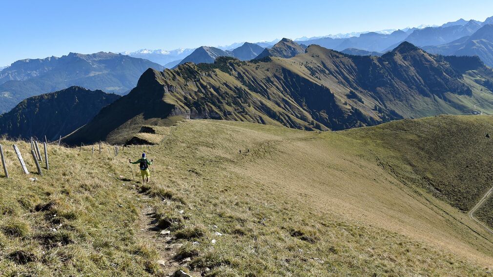 Blick vom Juifen ins Karwendel