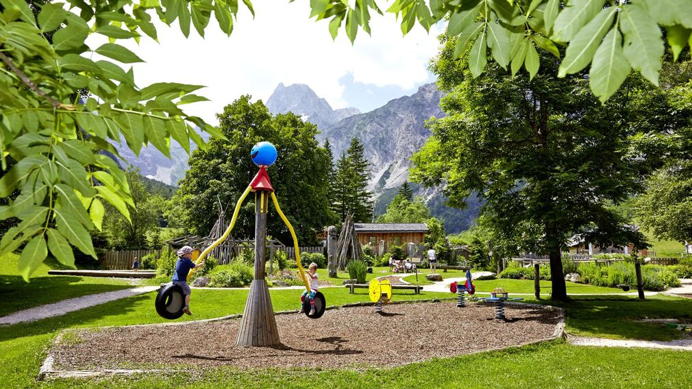 Karrusell auf der Gramai Alm