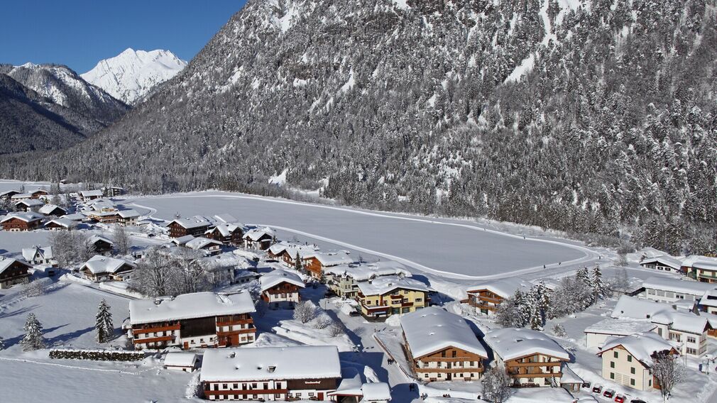 auf der Hundeloipe in Pertisau - klassisch und skating gespurt