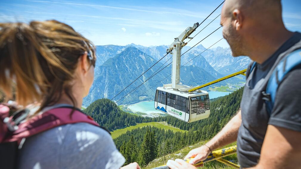 logo of the Rofan cable car