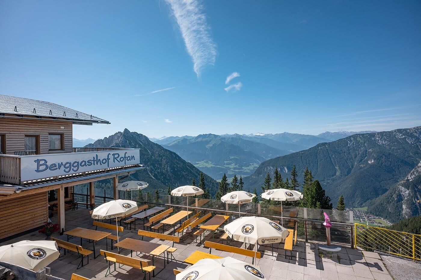 Berggasthof Rofan - Terrasse
