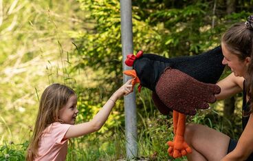Mit Henne Hanna auf die Alm