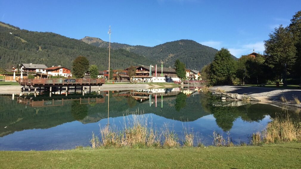 bei der Oberautal Laufrunde führt die Route vorbei am Campingplatz