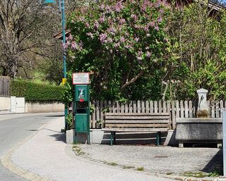 Fountain above house no. "Dorf 38" in Wiesing