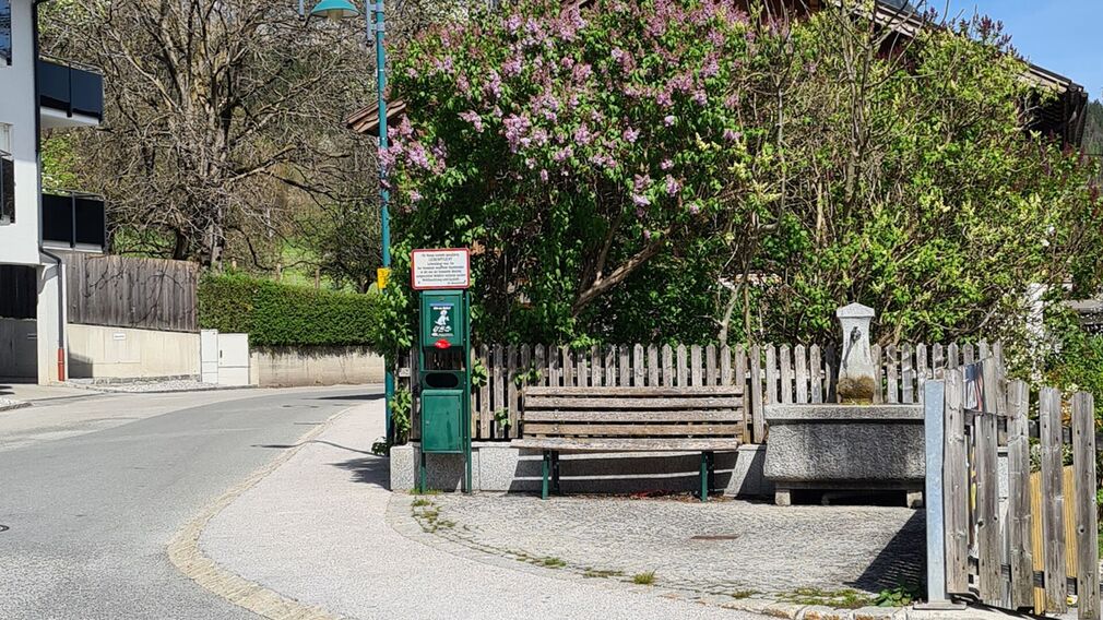 fountain above “Dorf 38” in Wiesing