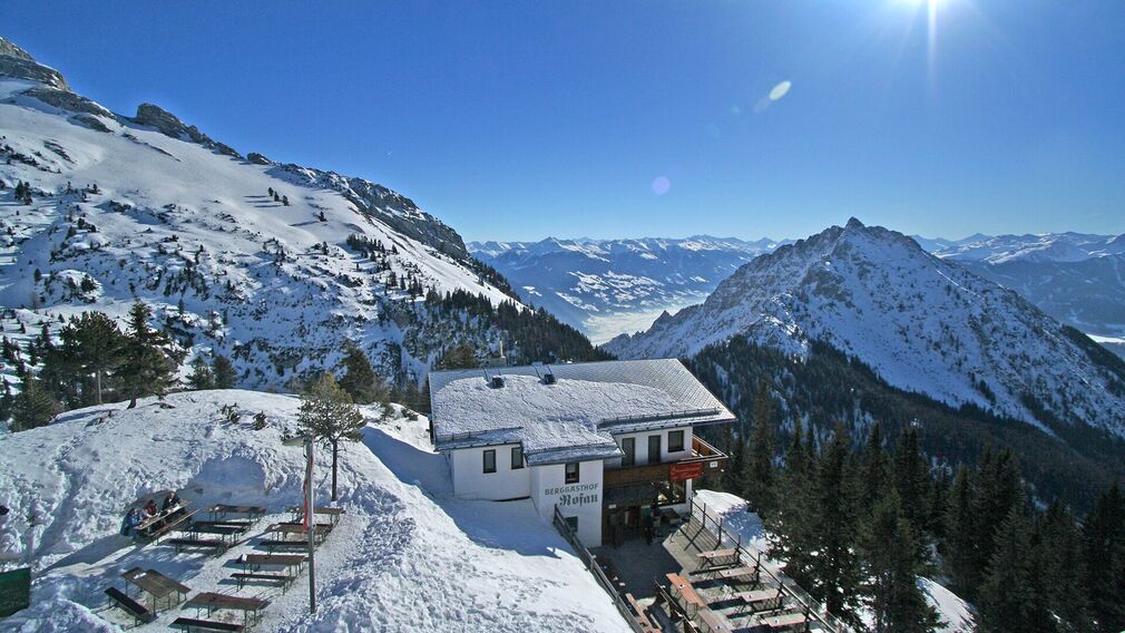 Berggasthof Rofan im Winter