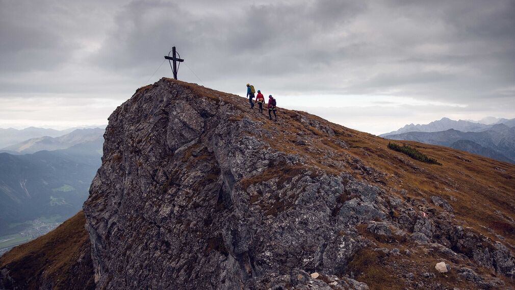 am Klettersteig an der Haidachstellwand
