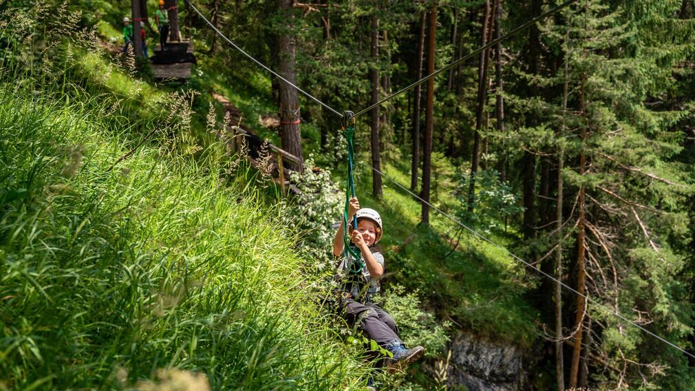 im Abenteuerpark Achensee in Achenkirch