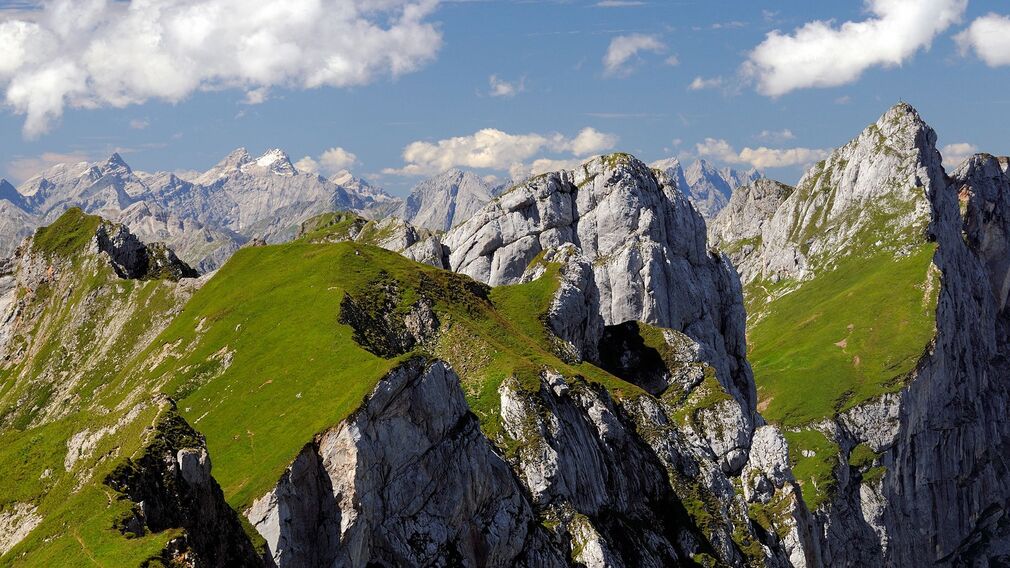 wandern im Rofangebirge - in Richtung Rofanspitze