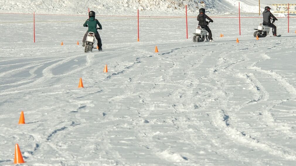 Moonbikes bieten Fahrspaß für alle Generationen.