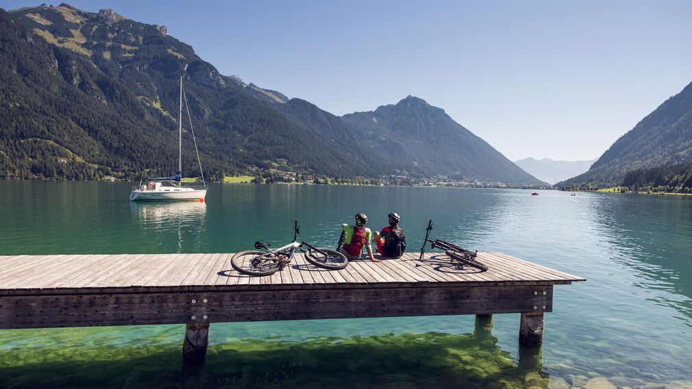 am Beginn der MTB Route 436 Panoramaweg