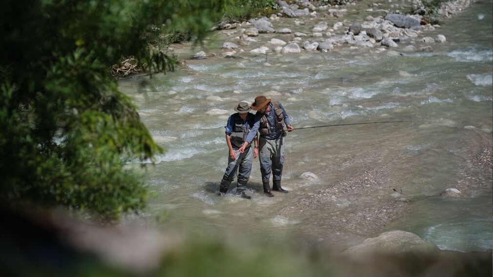 Logo Fliegenfischen mit Herz