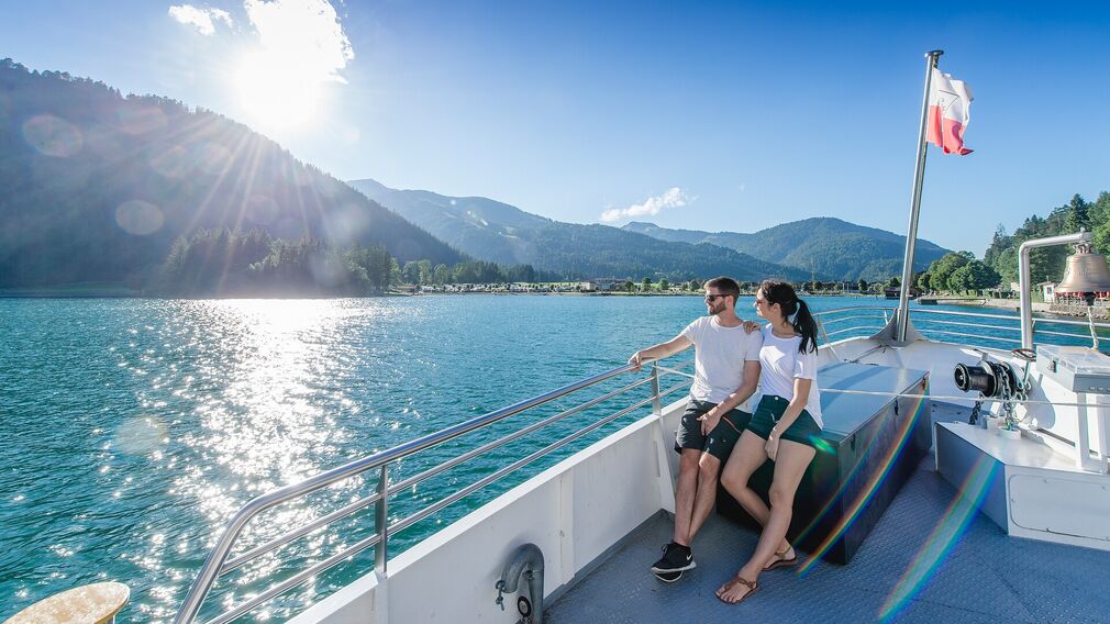 MS Stadt Innsbruck legt an in Achenkirch 