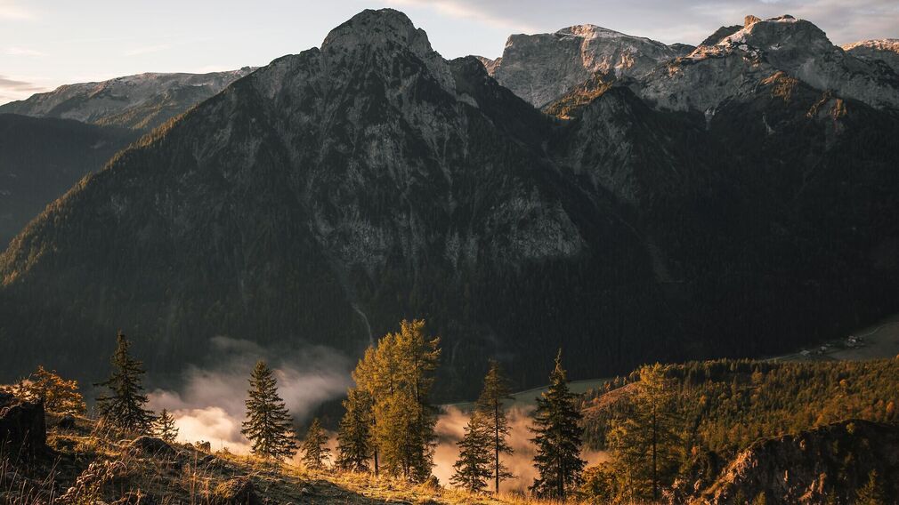 Aussicht bei der Gütenbergalm