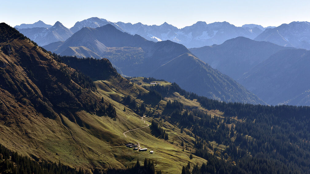Blick vom Juifen ins Karwendel