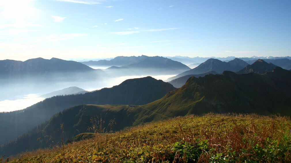 Blick vom Juifen ins Karwendel