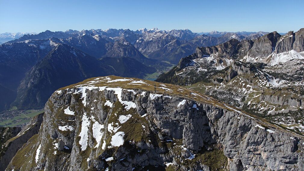 auf die Haidachstellwand führt auch einer der Steige des Achensee 5-Gipfel-Klettersteiges