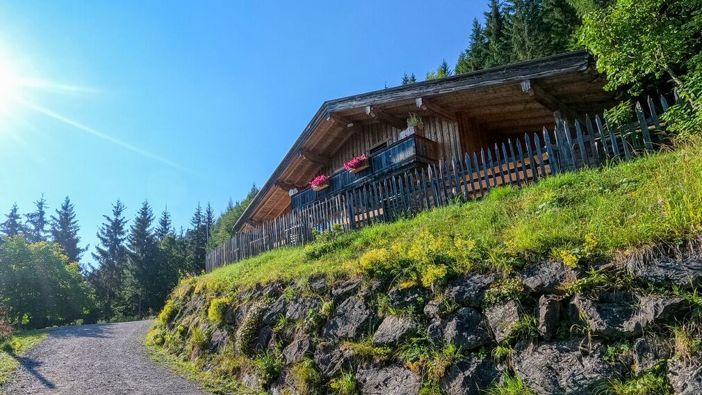 start of the path of reflection - above the parking lot