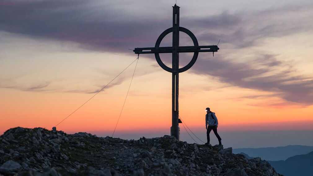 Gipfelkreuz auf der Seekarspitze