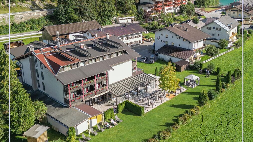 Genießerhotel mit Garten nur wenige Meter vom Achensee